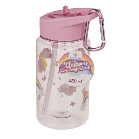 Gourde Abi, licorne avec paille. 450 ml