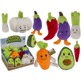 Dsp légumes en peluche. 16cm. 6 culs. 12 pièces