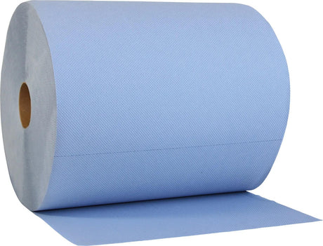 Rouleau de nettoyage Nordvlies putz paper basic-line bleu 3 épaisseurs 500 feuilles ve 2rl