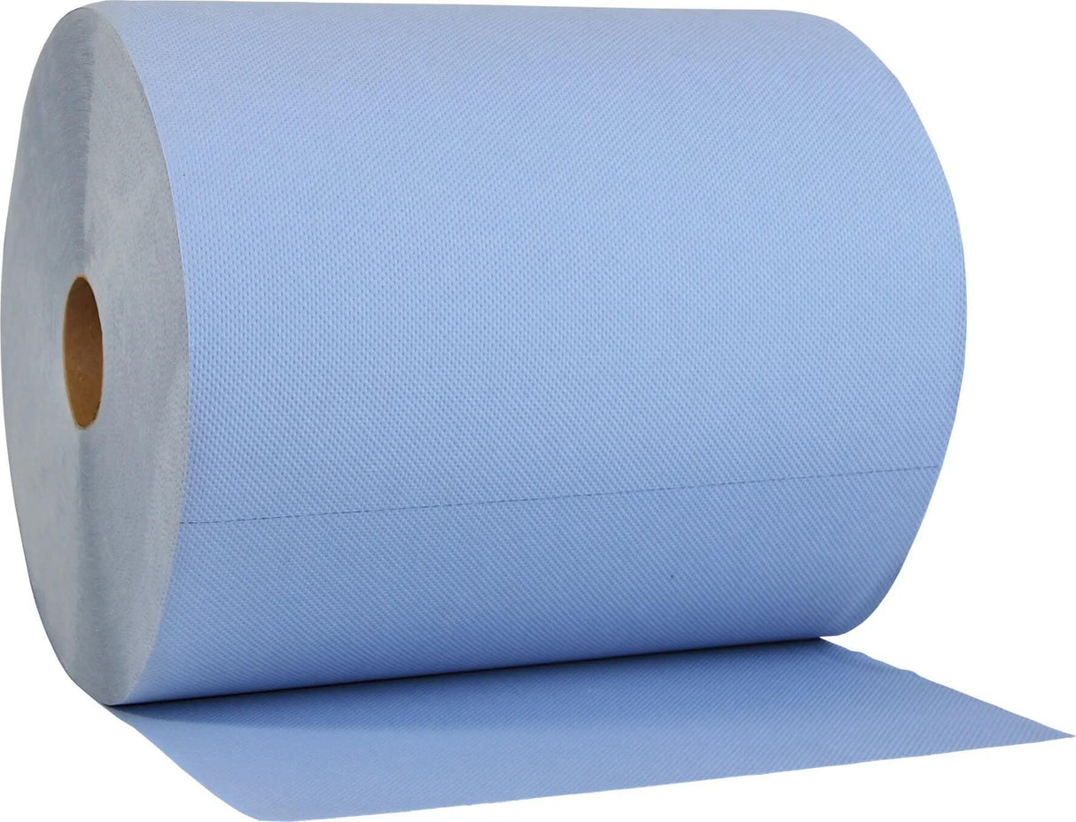 Nordvlies papier de nettoyage basic-line rouleau de nettoyage bleu 3 épaisseurs 500 feuilles ve 2rl