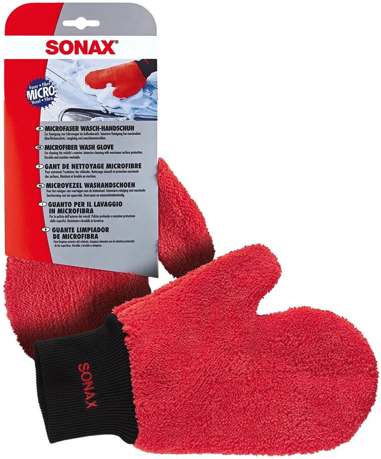 Sonax gant en microfibre gants de lavage gant de lavage en microfibre