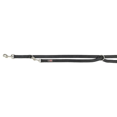 Trixie dog leash premium adjustable two-layer black