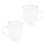 Hi Hi Hi Cappuccinoglaas set 2-piece 270 ml Transparent