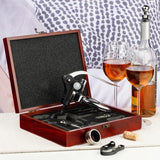 Hi Hi 10-piece wine accessory set with suitcase