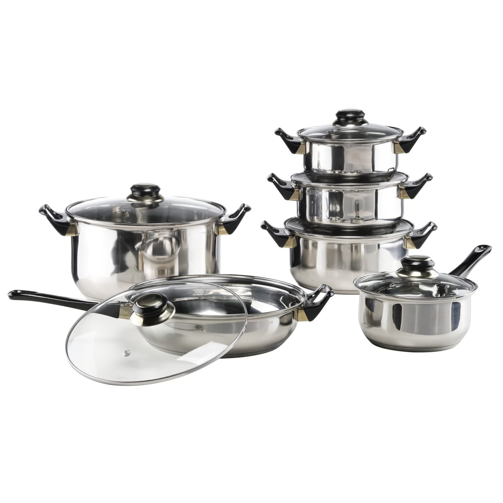 Hi Hi 12-piece Cooking set Stainless steel