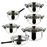 Hi Hi 12-piece Cooking set Stainless steel