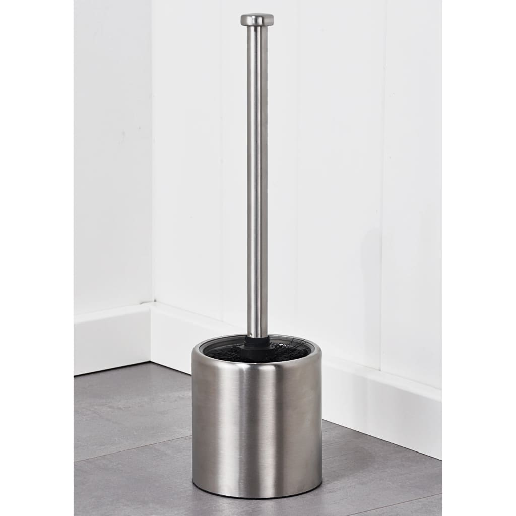 Hi Brusque de toilette avec support de 10 cm en acier inoxydable