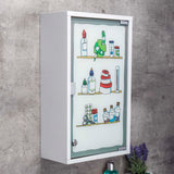 Hi armoire à pharmacie 30x15x50 cm en acier inoxydable
