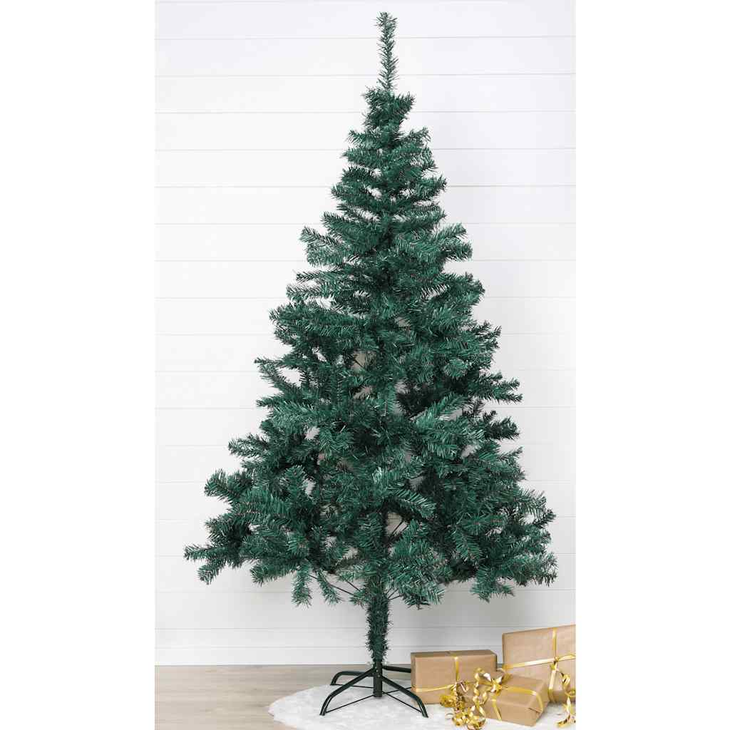 Salut arbre de Noël avec standard métallique 180 cm vert
