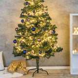 Salut arbre de Noël avec standard métallique 180 cm vert