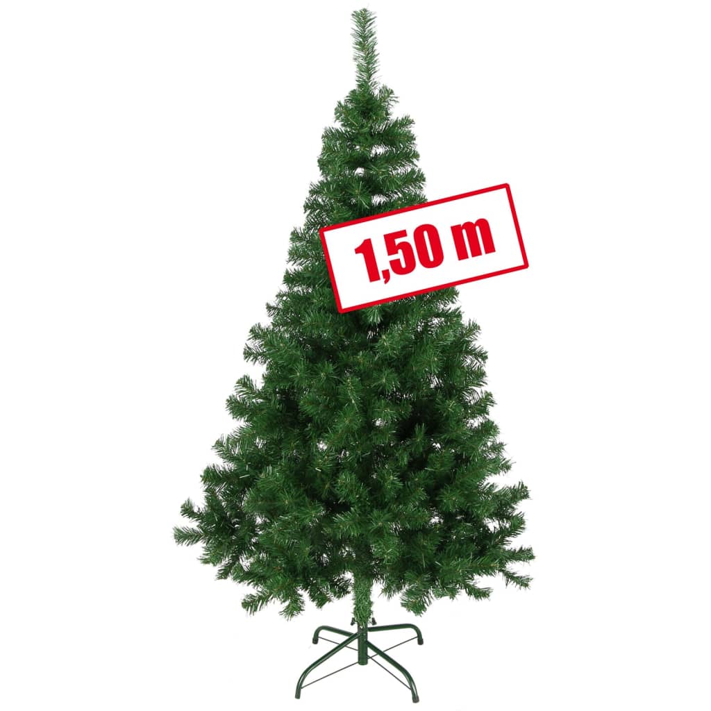 Hej hej juletræ med metal standard 150 cm grøn