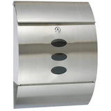 Hi Hi letterbox 30x12x40 cm stainless steel