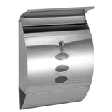 Hi Hi letterbox 30x12x40 cm stainless steel