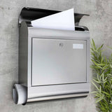 Hi Hi Letter Box 38x12x42.5 cm en acier inoxydable