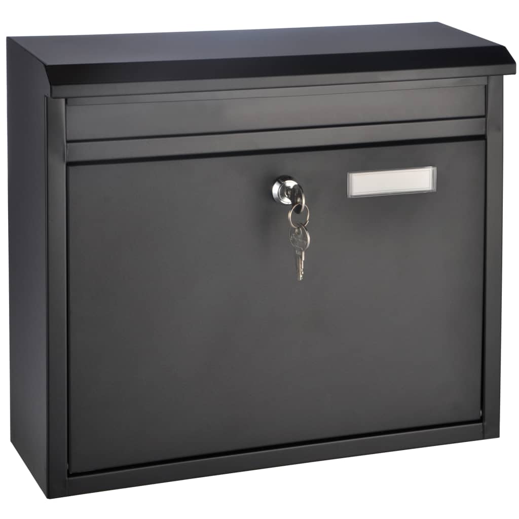 Hi Hi letterbox 36x12x32 cm Black