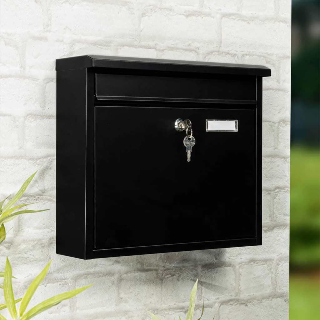 Hi Letter Box 36x12x32 cm noir