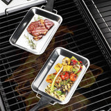 Hi hi bbq grill pancake set 6 st bbq stainless steel