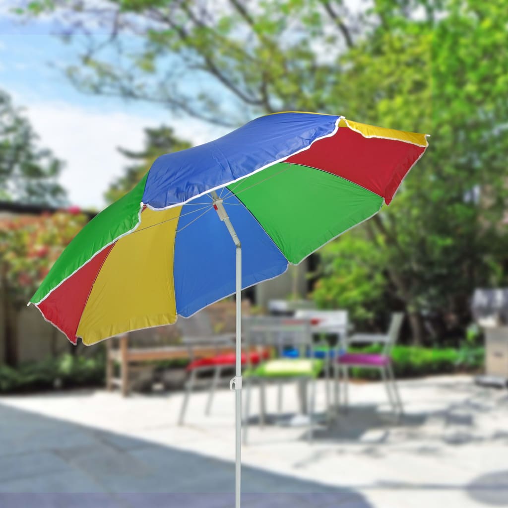 Hei hei StrandParasol 150 cm Multi -farget