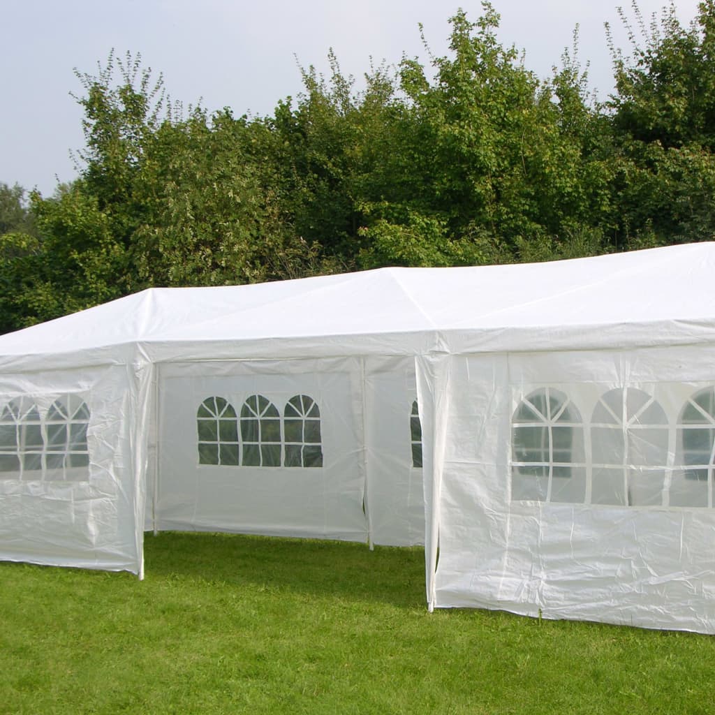Salut la fête avec des murs latéraux 3x9 m blanc