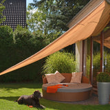 Salut auvent triangulaire 5x5x5 m beige