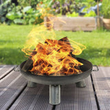 Salut Hallo Fire Bowl Rondo Portable 59x36 cm Grey