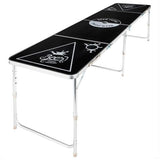 Hi Hi Hi Beer pong table Collapsible and Adjustable Black