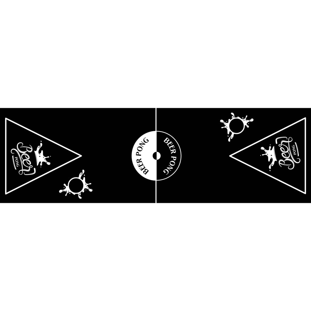 Salut bière table pong pliable et réglable noir