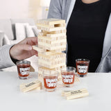 Hi hi drinking game wooden tower