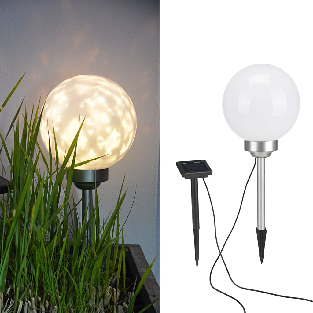 Cześć HI Garden Light LED Ball obracający 20 cm