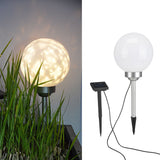 Cześć HI Garden Light LED Ball obracający 20 cm