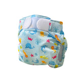 Freds swim academy couche de bain lavable animaux marins taille 2 9-16 kg bleu