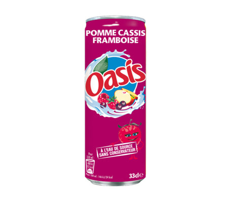 Oasis pomme cassis framboise canette 33 cl