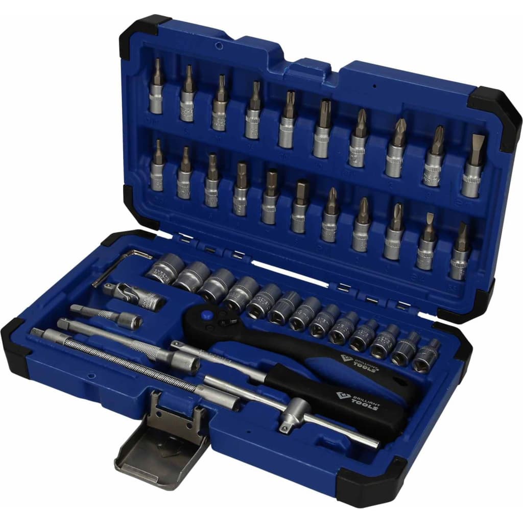 Brilliant Tools Brilliant Tools 45-Stéck Cap Set 1 4 Stol