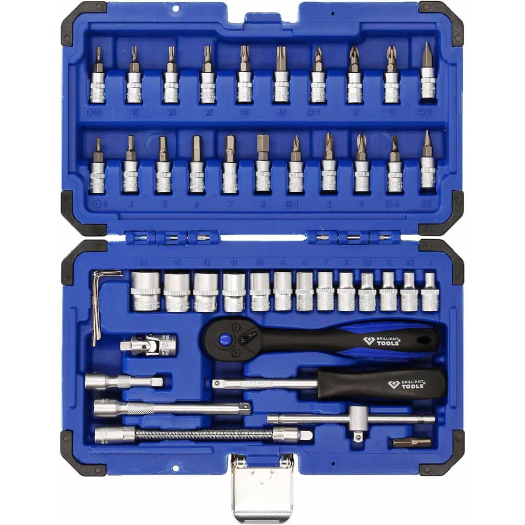 Brilliant Tools Brilliant Tools 45-Stéck Cap Set 1 4 Stol