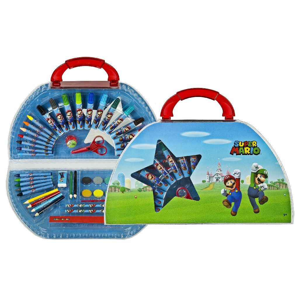 Valise couleur Super Mario 51 pièces