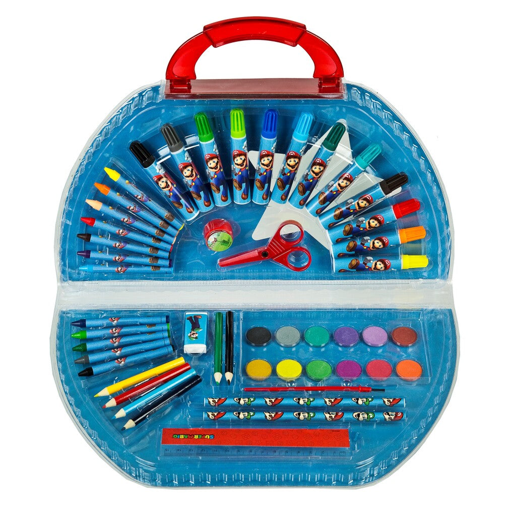 Valise couleur Super Mario 51 pièces