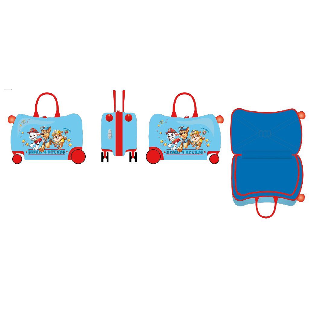 Paw patrol trolley 47.5x23x32 cm blauw rood