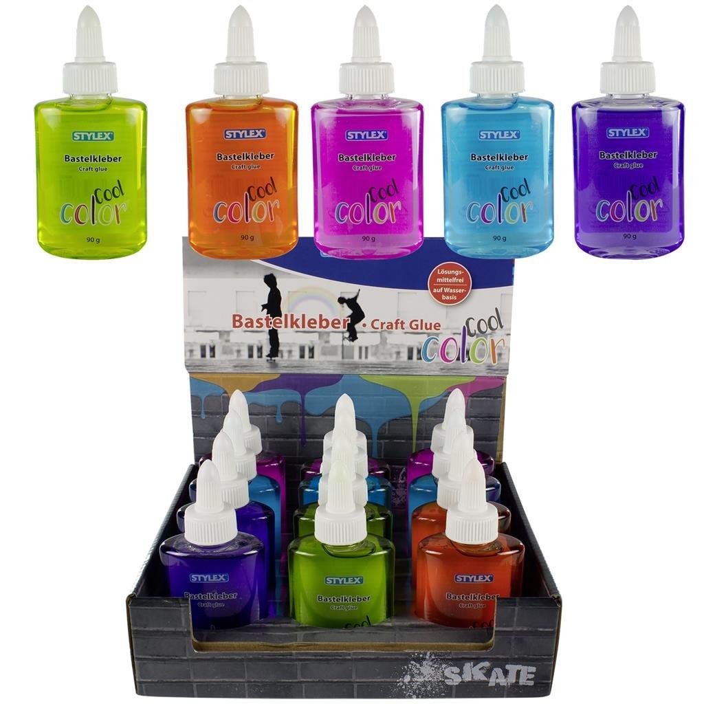 Colle hobby colorée Stylex 90 gr