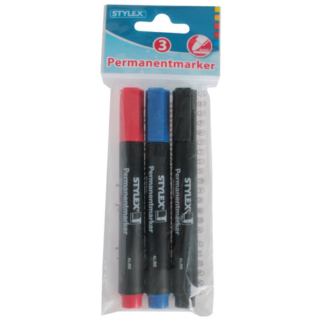 Marqueurs permanents Stylex 3 pièces