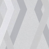 Papier peint mural nord lignes graphiques diamants gris gris