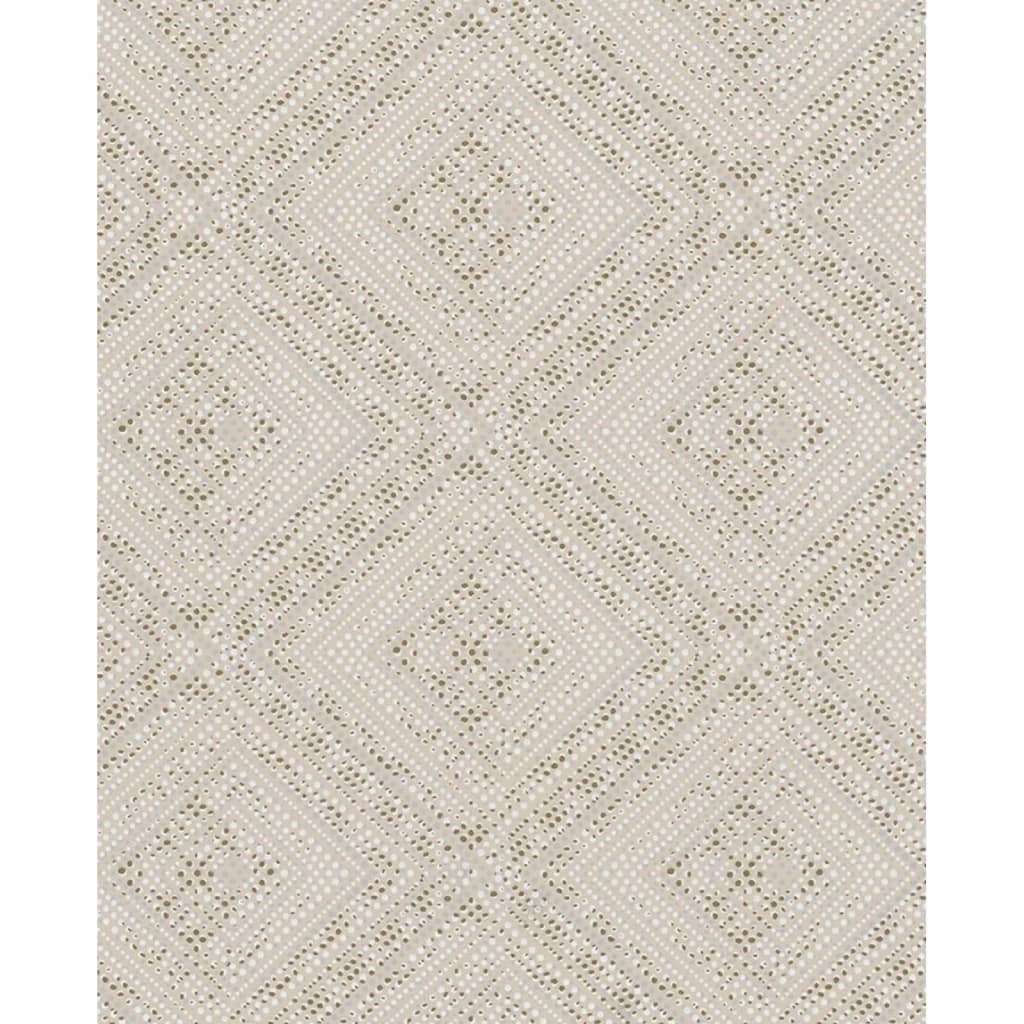 Fond d'écran noordwand topchic ton sur le ton diamants beige métallique