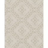 Fond d'écran noordwand topchic ton sur le ton diamants beige métallique