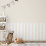 Noordwand Noordwand Wallpaper Topchic Stripes Beige and White