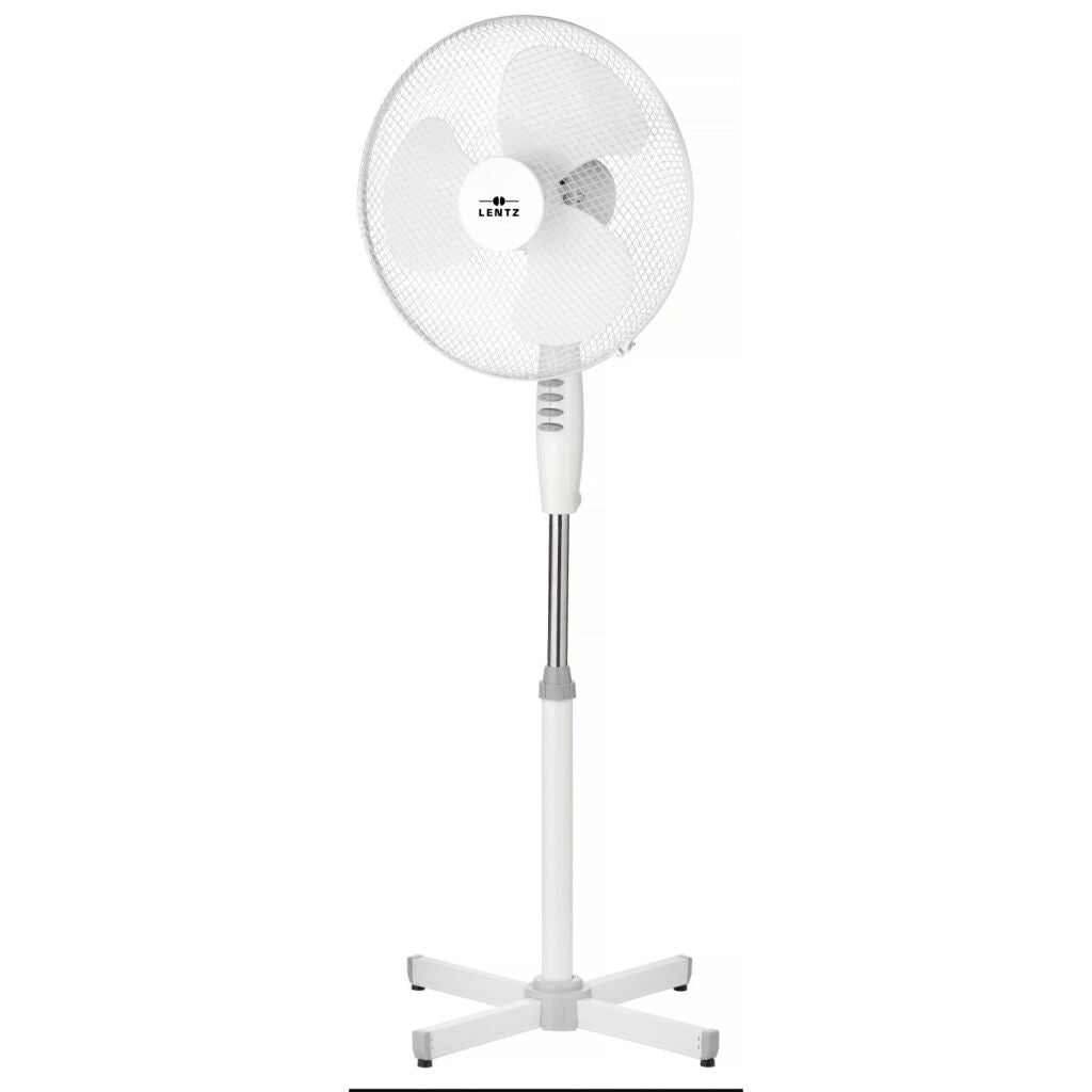 Ventilateur sur pied Lentz 40 cm blanc