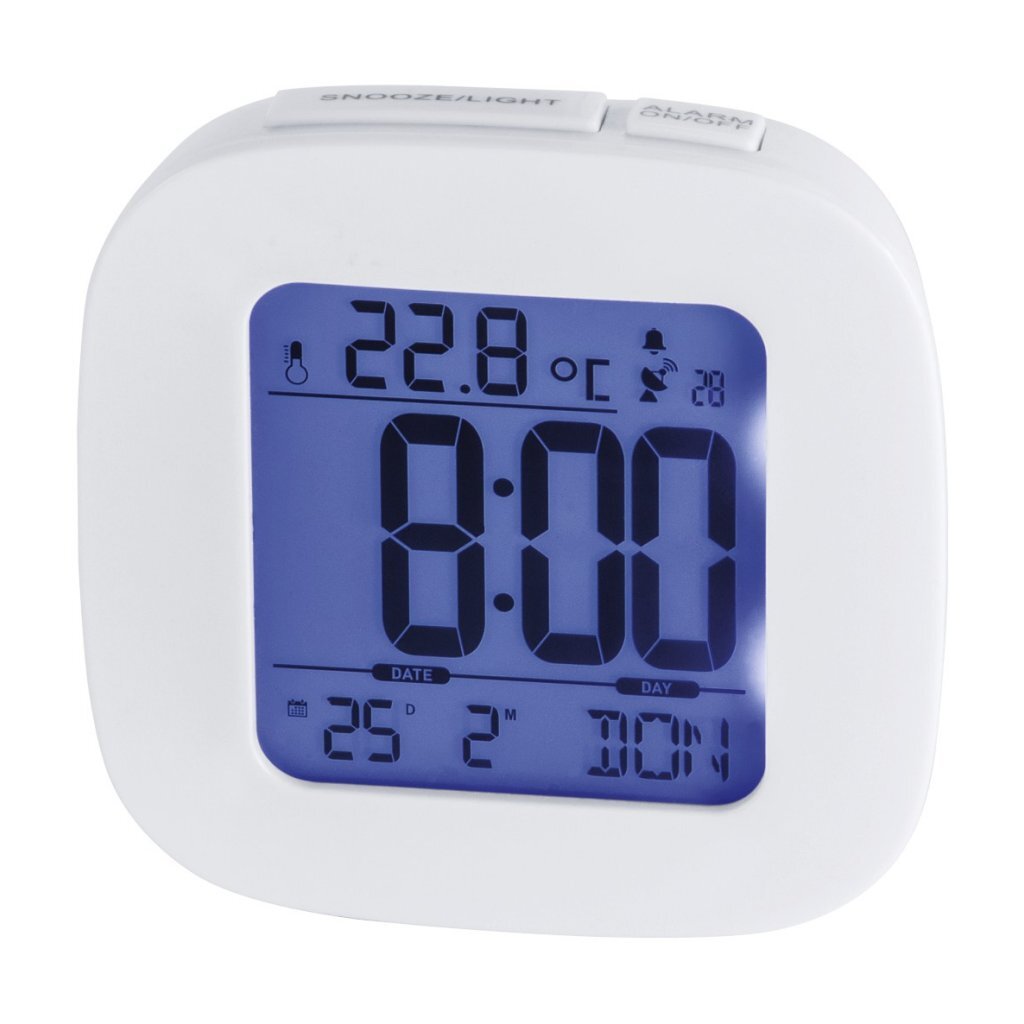 Hama RC-45 Wireless alarm clock white