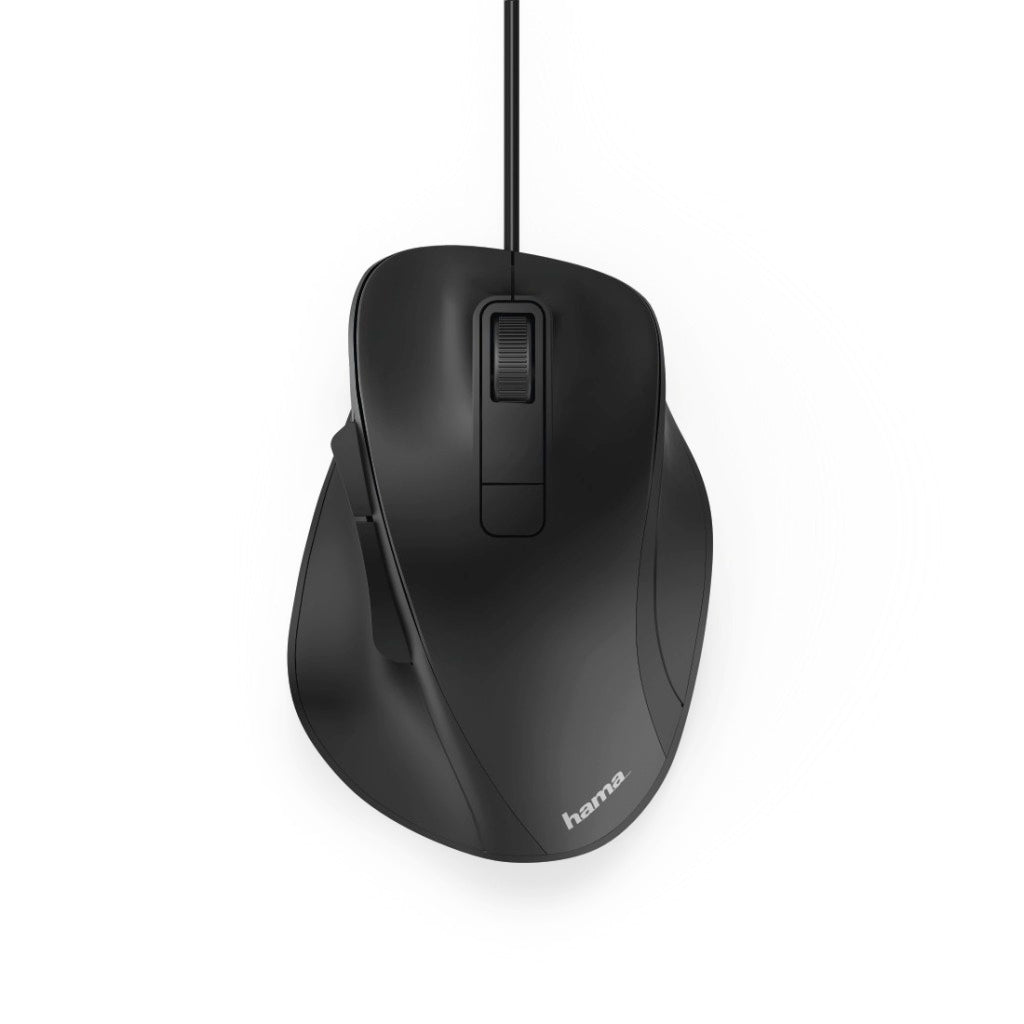 Mouse ottico Hama con 6 pulsanti MC-500 con cavo nero