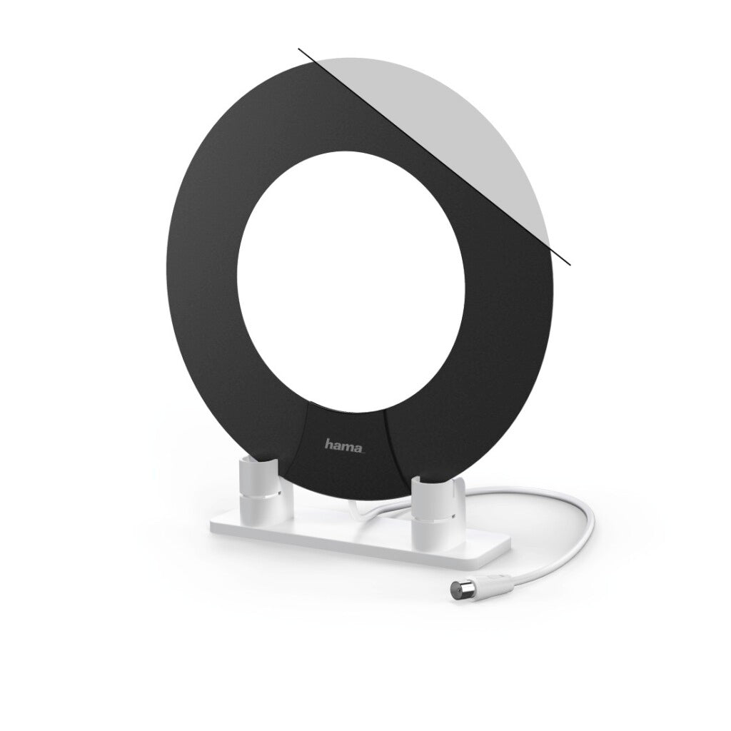 Hama antenne dvb-t dvb-t2 performance 45 anneaux design blanc actif