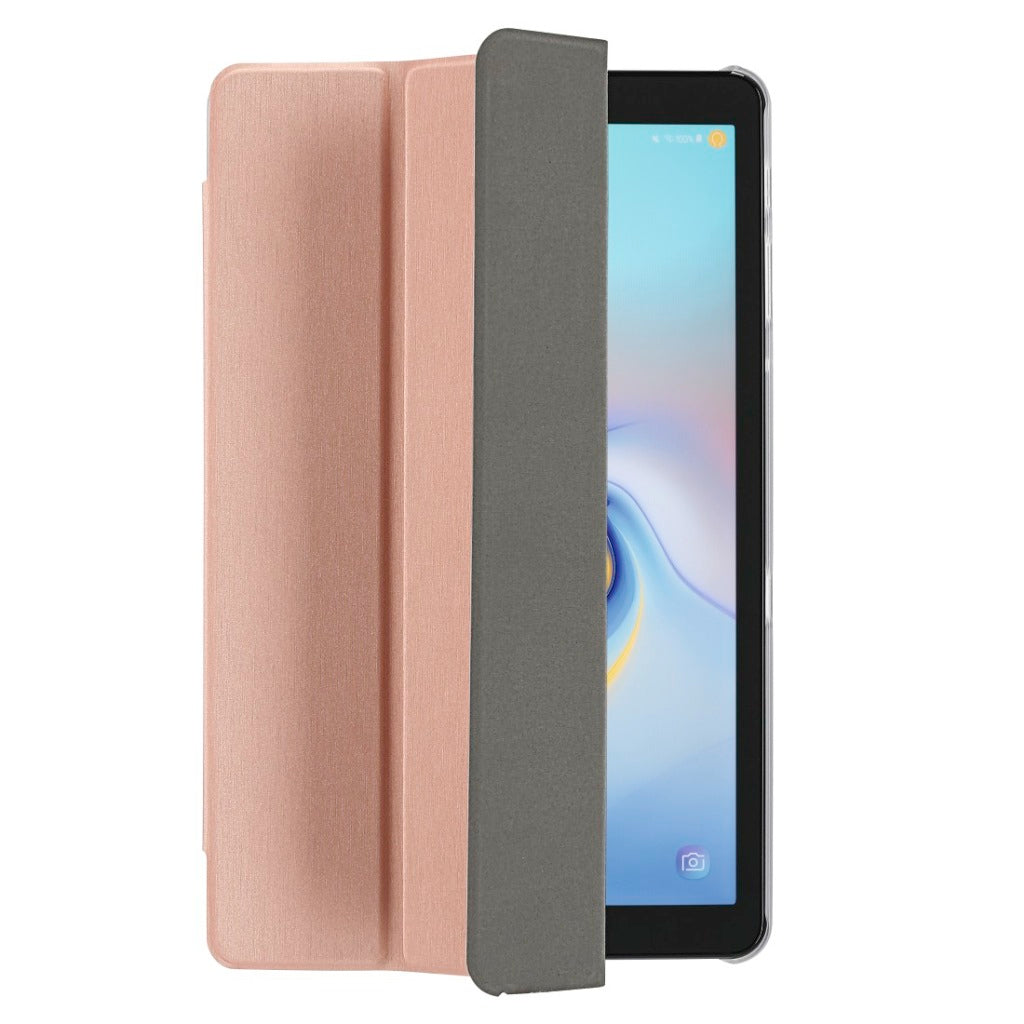 Hama étui pour tablette pliable transparent pour Samsung Galaxy Tab A 10.5 or rose