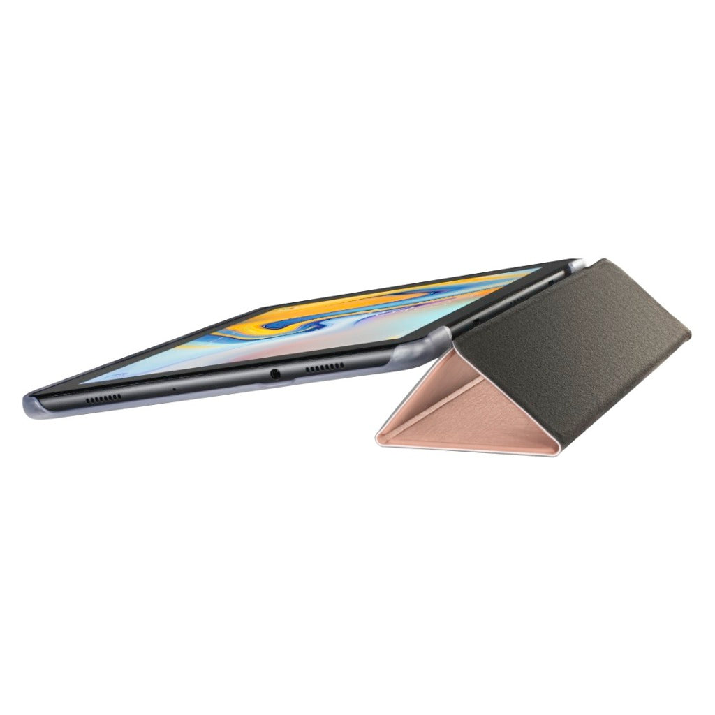 Hama étui pour tablette pliable transparent pour Samsung Galaxy Tab A 10.5 or rose
