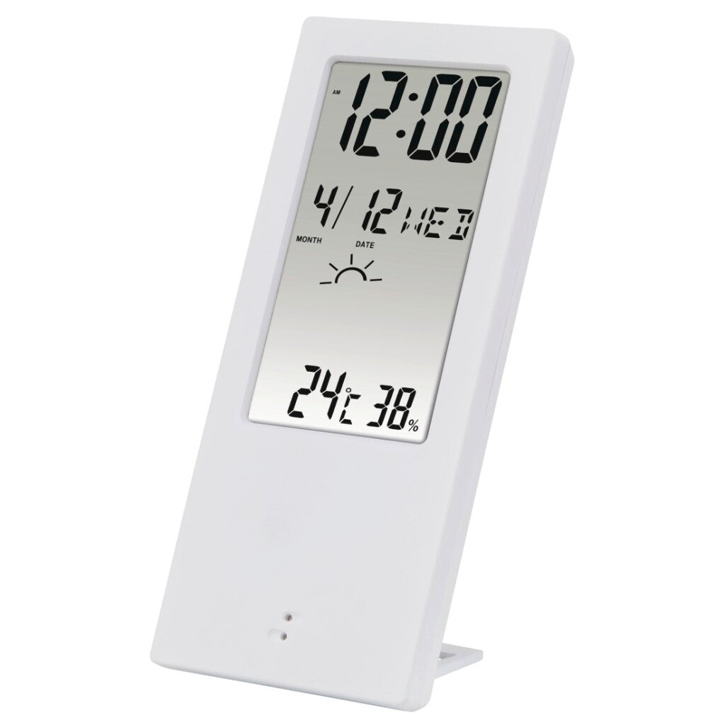 Hama thermomètre hygromètre TH-140 avec indication météo blanche